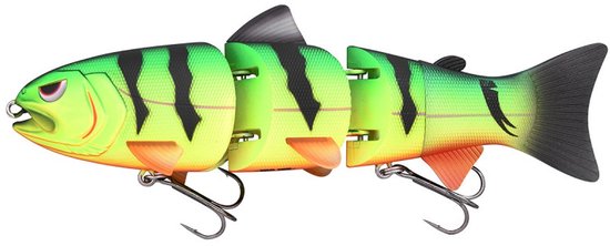SPRO Swimbait 6" UV Slow Sinking Firetiger – 15 cm – 59 g – Snoek Kunstaas