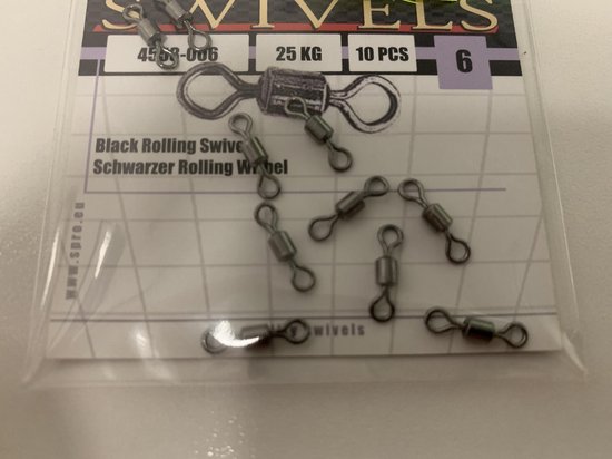 Spro - tonwartel - swivel - 10 stuks - maat 6 - 25 kg van Spro
