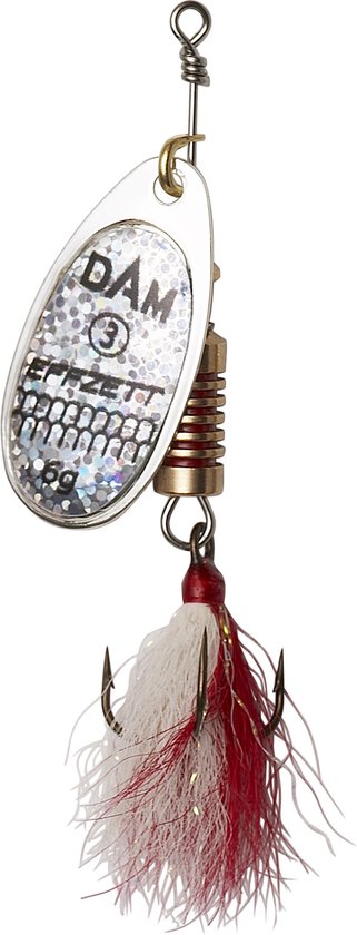 St dressed spinner 3 gr S rf silver - Spinner voor baarsjes van Spro