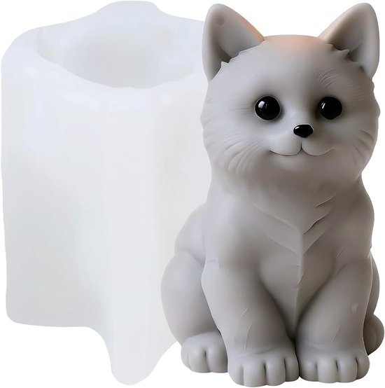 Staande kattenkaars, gietvorm, siliconen vormen voor het maken van aromatherapiekaarsen, gips, klei, ambachtelijke kaars, huisdecoratie