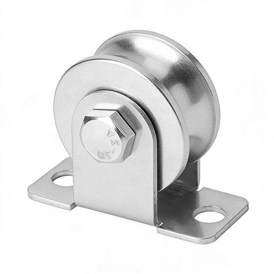 Stainless Steel Lifting Tap 48mm - Pulley Cable Reels voor Fitness, Rolsystemen en Sliding Gates (1 Stuk)