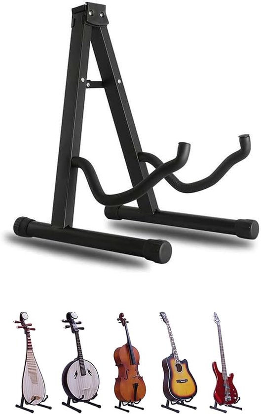 Standaard voor gitaar, standaard voor klassieke gitaar, standaard voor akoestische gitaar, accessoires voor elektrische bas