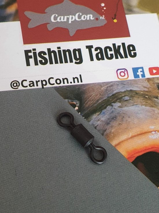 Standard Swivel Size #8 - 10 stuks - Wartel maat #8 - Karper Rigmateriaal - onderlijnmateriaal van PB Products