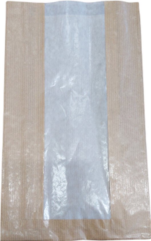 Stazakken Wit Kraft 10.2x6x15.2 cm | 57 gram (100 stuks) | Doypacks | Stand up pouches