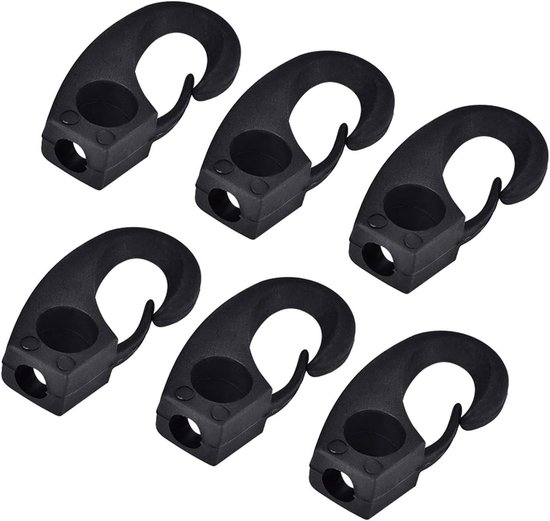 Sterke Nylon Lashing Haak voor het Bevestigen van Touwen en Rigging Toepassingen, 9 x 6 x 3 cm