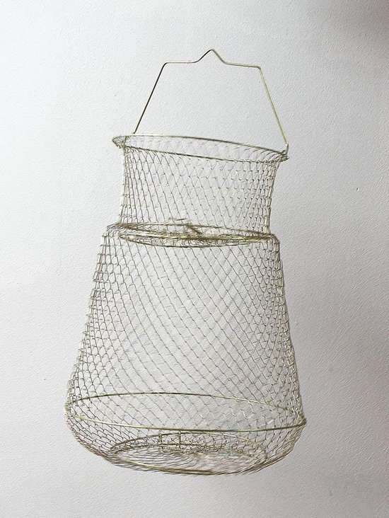 Stevig Schepnet met Draadnet - Ideaal voor Vissen en Tuinwerk van Merkloos