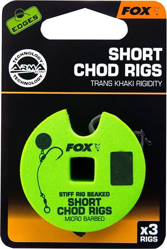 Stiff Chod Rigs Edges Fox Karper Onderlijn - Chod Rig - Chodrig - Onderlijn Karper - Karper Onderlijn Compleet - Karper Rigs - Karper Rig - Karperonderlijn