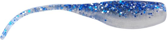 Stinger Shad - Zacht Kunstaas - Vissen - Pin Tail Staart - 5 cm 4 stuks - Blauw
