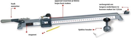 Stonfo Calibrone Piccola - onderlijnen machine - voor onderlijnen 10-125 cm van Merkloos