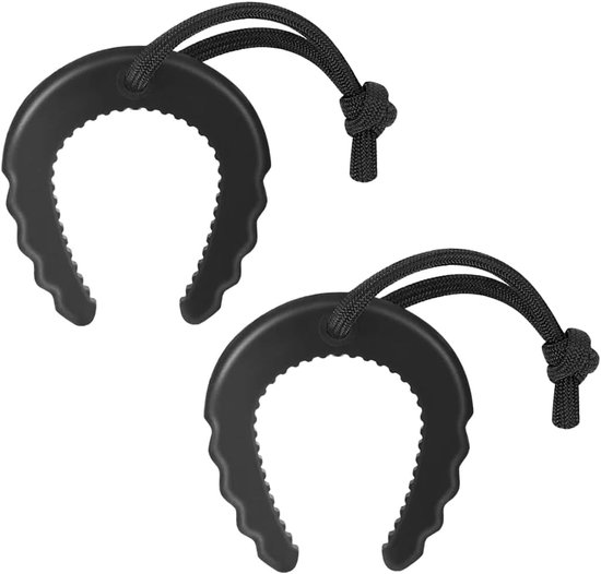 Stoppers, raamstopper, deurwig, kleine wandhouder, zwart