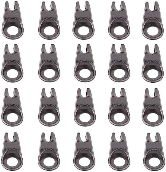 Store_7 - Laces Hooks - 20 Stuks Bronzen Schoenvetersluiting - Ideaal voor Hiken en Klimmen - Perfect voor DIY - Stevige bevestiging - Geschikt voo... van Merkloos