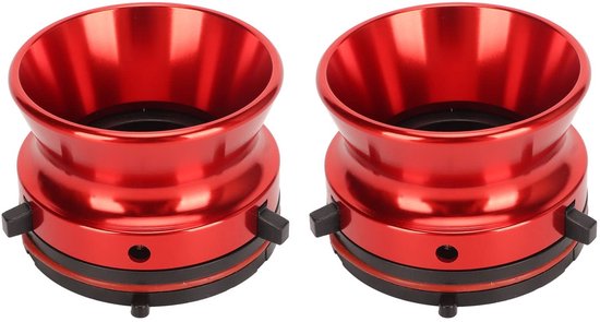 Store_7 Naafadapters - Aluminiumlegering - Stabiliteit - Rood - Universele Laadapparaat - Geschikt voor Reel-to-Reel Taperecorders van Merkloos