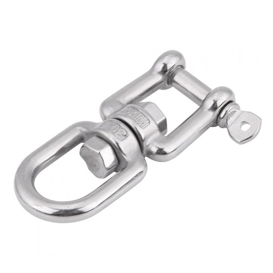 Store_9 - Vissen Wartels - Heavy Duty Kogellager Wartels - 6mm - Swivel Ring Snap - Professioneel Visaccessoire - Geschikt voor Vissers van Merkloos