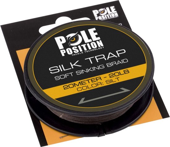Strategy Silk Trap Sinking Braid 20 lb Silt 20 meter van Strategy
