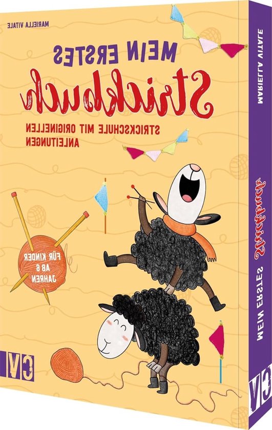 Strickbuch für Kinder - Strickschule - Leren Breien - Met Leuke Schaap Gids - 18.4 x 1 x 23.4 cm van Merkloos