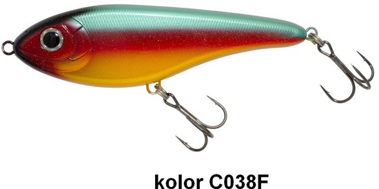 Strike Pro Baby Buster Wobbler 10cm 25g C038F - Visgerei van Merkloos