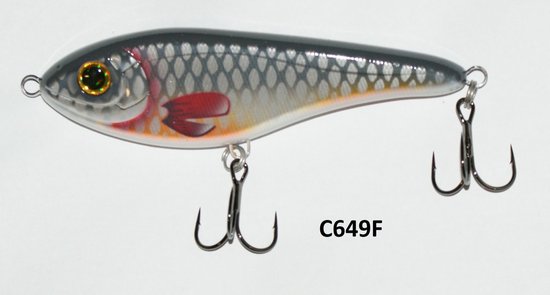 Strike Pro Buster Jerk Wobbler 15cm 64,5g Ondiepe Runner Kleur C649F van Merkloos