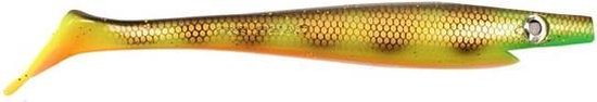 Strike Pro Pig Shad Junior - 20 cm - orange belly perch van Merkloos