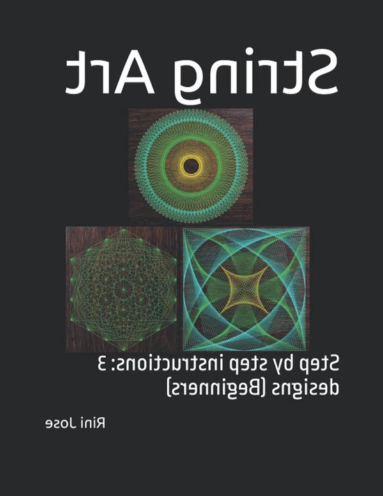 String Art Boek - Knutselboek Hobbyboek - Creatief Bezig Zijn - Stap Voor Stap Instructies - 80 Pagina's van Merkloos