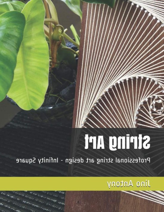 String Art Boek - Knutselboek Patronen - Creatief Ontspannen - Infinity Vierkant Ontwerp - 33 Pagina's - Niet gespecificeerd van Merkloos