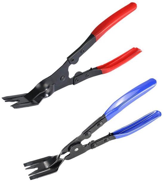 stuks kunststof klinknageltangen, ontgrendelingsstang, deurbekleding, clipverwijderingstang, klinknagelverwijderaar, gereedschapsset, verwijderpaneel, autodeurcliptang van Merkloos