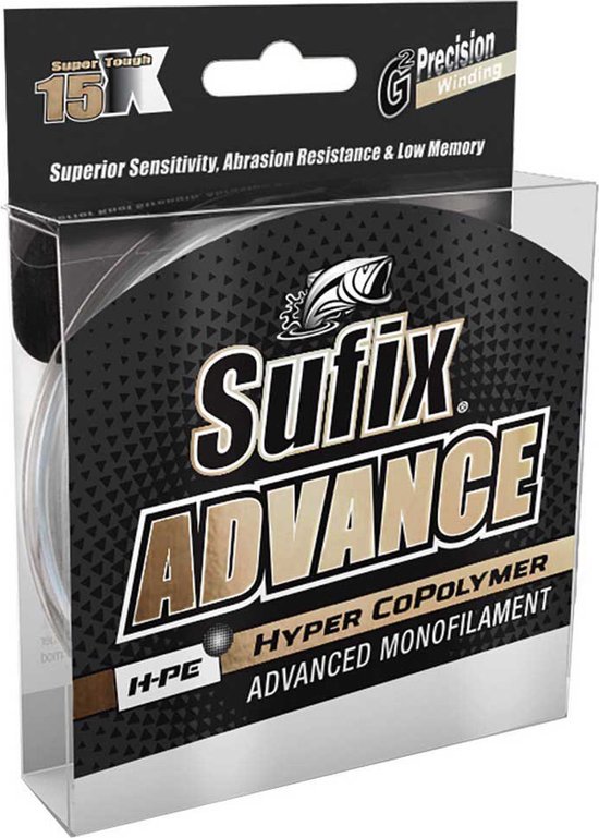 Sufix Advance Monofilament 3200 M Transparant 0.230 mm van Sufix
