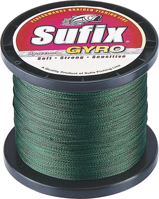 Sufix Gyro Braid | Green | 0.14mm | 8.0kg | 3500m van Merkloos