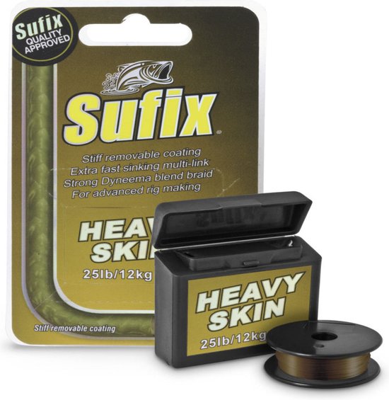 Sufix Heavy Skin 20m Camou Green 25lb van Sufix