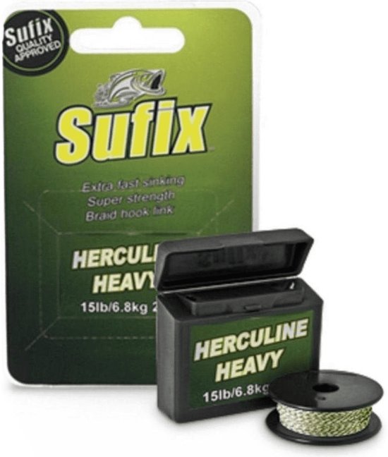 Sufix Herculine Heavy 20m Bruin - Wit 20lb van Sufix