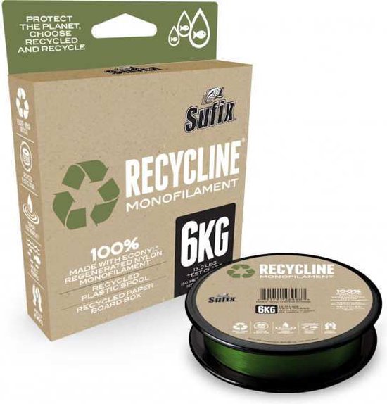 SUFIX RECYCLINE GREEN 300M 0.30mm van Merkloos