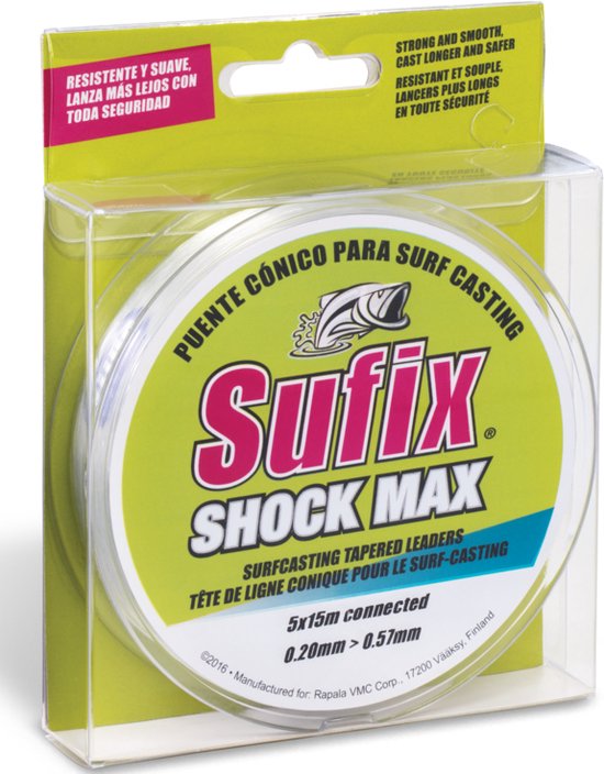 Sufix Shock Max Clear 0.35-0.57mm van Sufix