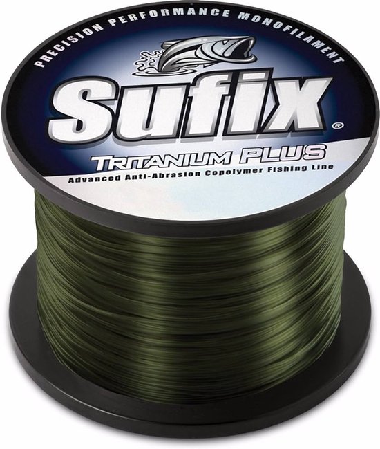Sufix Tritanium 1/4 Lb Spoel | Green Camo | 1520M 0.30mm Green Camo van Merkloos