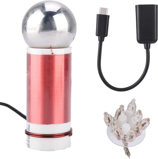 Super Mini Zelfsturende Spoel voor Draadloze Overdracht, 5V 1W, DIY Elektronische Training en Experimenten met Hoge Frequentie AC