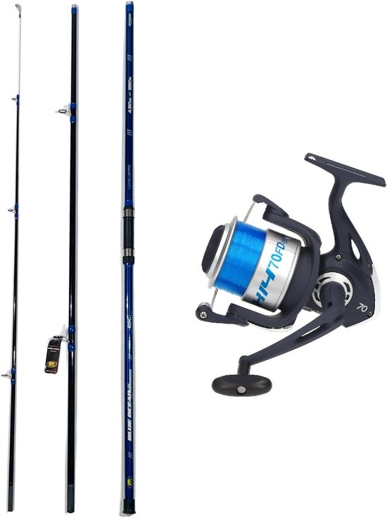 Surfset 13,78 ft - Geavanceerde Surf Hengel - Ideaal voor Verre Worpen - Perfect voor Beginners - ShopVlot