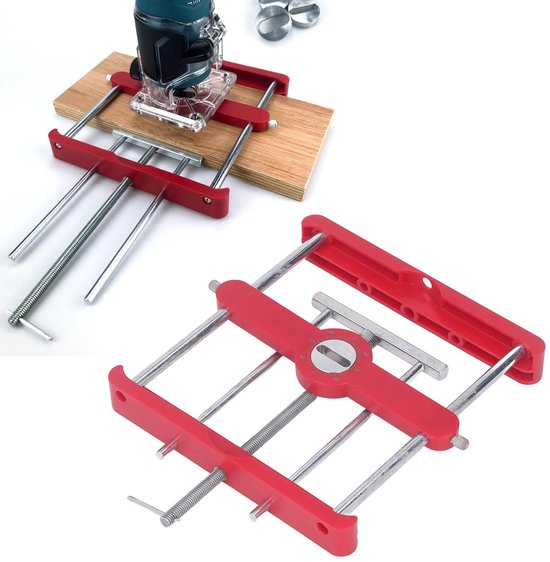 SVGCommerce - Houtbewerking Doweling Jig - Precisie Mortise Tenon Jig - Perfecte Joints - Geschikt voor houtbewerking - Ideaal voor meubelmakerij - Vo van Merkloos