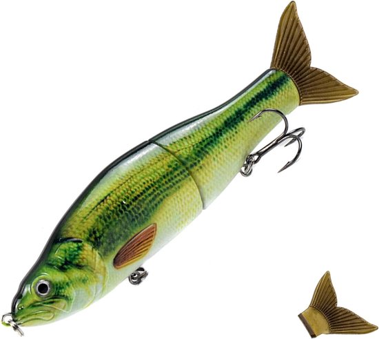 Swimbait - 2-piece - Slow-sinking - Geschikt voor het vissen op grote roofvissen zoals snoek - forel - baars