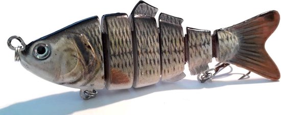 Swimbait Karper Kunstaas Met 3D Ogen Voor Snoek - 10 cm - 20 gr - 6 Kunstazen van Merkloos