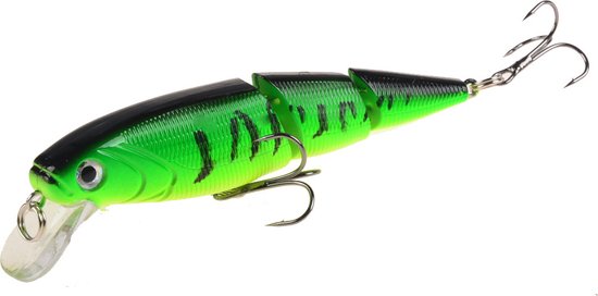 Swimbait - Plug - kunstaas - groen - Snoek - 10cm - 15 gram - Roofvissen van Merkloos