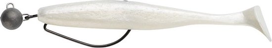 Swimy Cheburashka Rig 7g & Pompei Shad 10cm - Kleur : White van Swimy