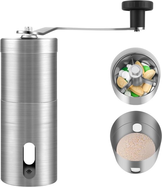 Tablets Freezer voor het Malen van Medicijnen, Kleine Tablet Molen, Tablet Crusher en Poedervermaler voor Efficiënte Pillenverwerking van Merkloos