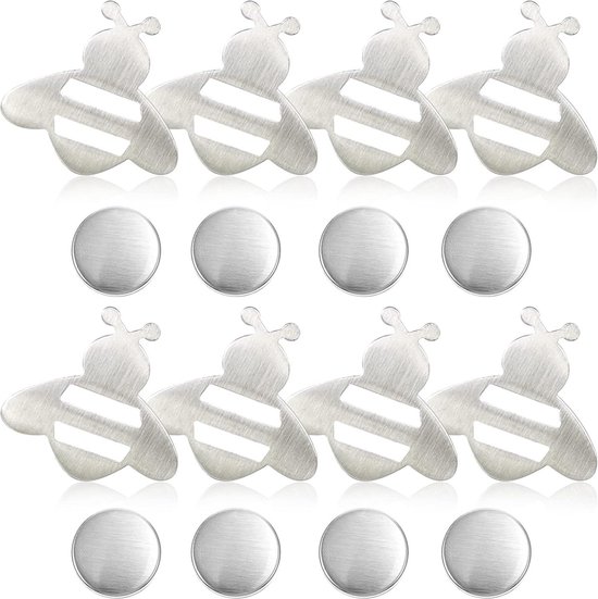 : Tafelkleedklemmen met bijenmotief - extra zware gewichten - magnetisch roestvrij staal - binnen en buiten gebruik . van Merkloos