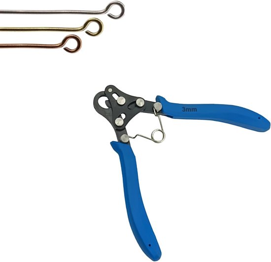 Tang, draadroltangset, loopertang voor sieraden, draadroltang voor buigen en wikkelen, geschikt voor halskettingen, armbanden, oorbellen, kralenknoopgereedschap