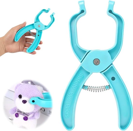 Tang en Accessoire voor Veiligheidsoogjes Amigurumi, Nauwkeurige Plaatsingsset voor Handwerk, Haakwerk DIY, Creatieve Projecten, Duurzaam en Praktisch