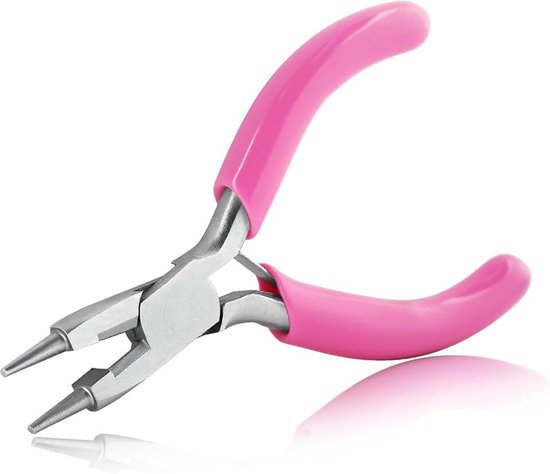 Tang met cutter en metalen gesp clip voor sieraden en draad buigen