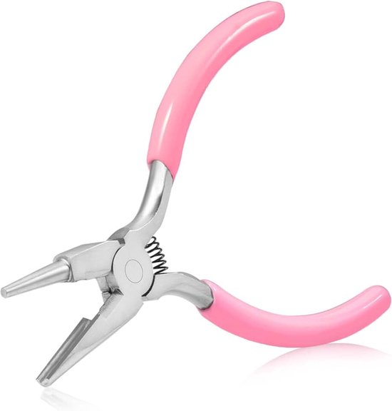 Tang met Snijder holle ronde tang met draadlus voor draadbuigen Mini precisietangen voor het maken van sieraden DIY projecten