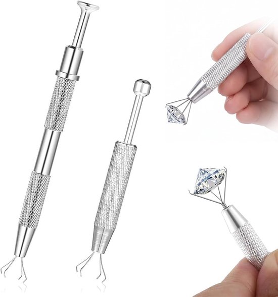 Tang van aluminiumlegering, inzetstuk voor ballen en kleine onderdelen, professioneel grijpgereedschap voor sieraden en septum, zilver