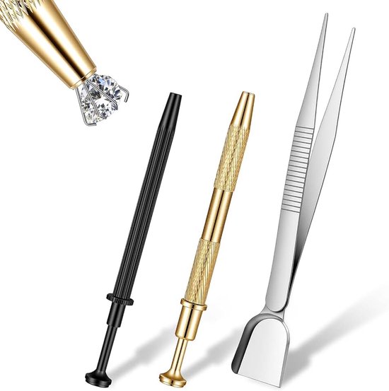 Tang voor ballen, roestvrij staal, piercing bal opdraaier 4 klauwen piercingtang voor kogel om te draaien met schopkoppincet voor pick-up piercing bal elektronische componenten chip