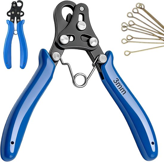 Tang voor het maken van sieraden, one-step looper 3 mm, draadroltang voor buigen en wikkelen, multifunctionele sieradentang voor halskettingen, armbanden, oorbellen en reparaties