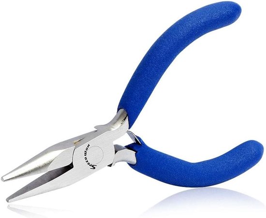 Tang Voor Sieraden Maken - Mini Precisie Lange Neus Pocket Platte Kaken Kleine Handgereedschap - Professionele Fijne DIY Craft Kralen Hobby Draad Werk