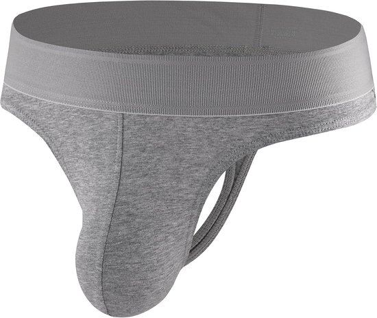 Tanga en string voor heren van katoen, string tanga slip T-back elastisch ademend